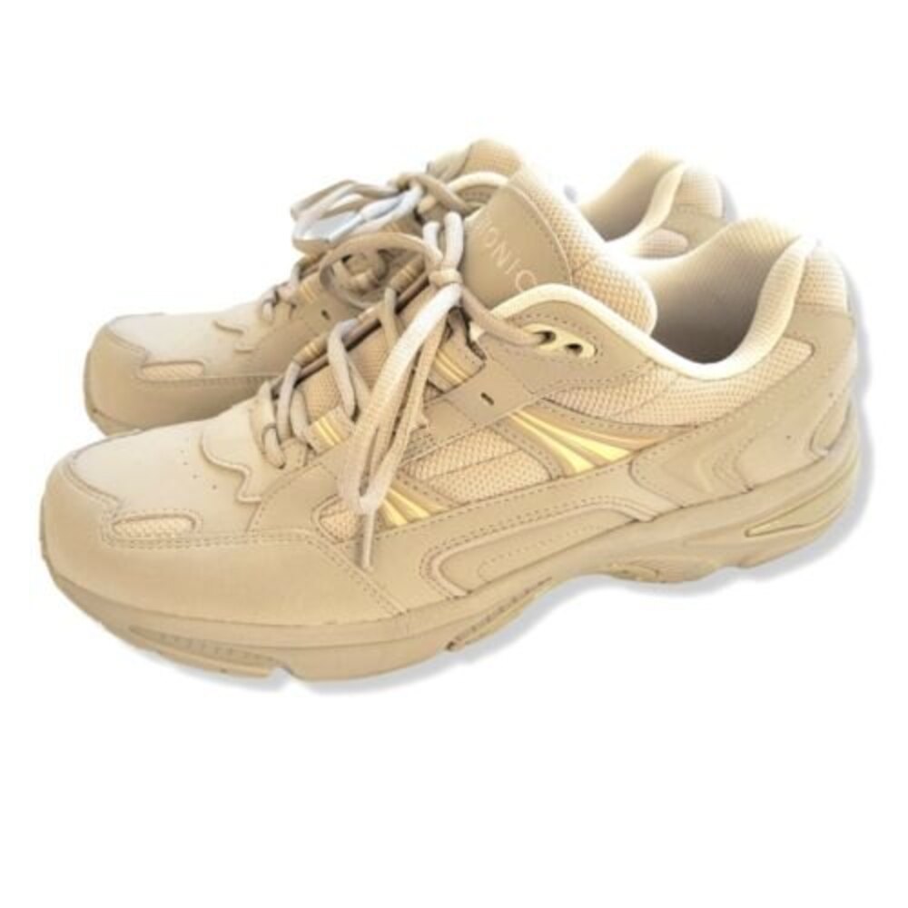 Vionic Women's Size 10 Walker Orthopedic comfort Chunky Shoe Taupe 10 Medium